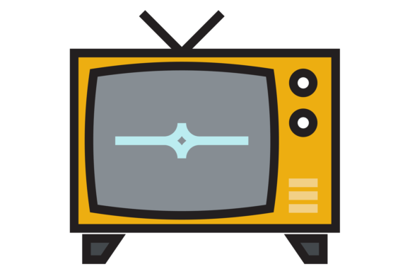 Download Old Tv Icon. Retro Television Monitor Sy - Television Collection