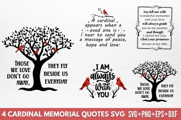 Download Cardinal Memorial Quotes SVG - Premium Resources