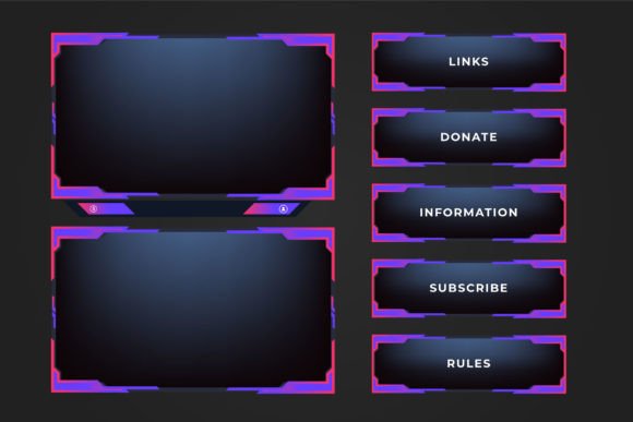 Download Live Streaming Frame Decoration Vector - Live stream Collection