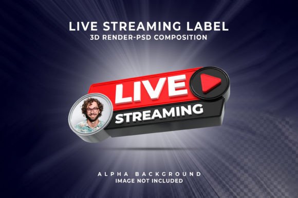 Download 3d Rendering Frame for Live Streaming - Live stream Collection