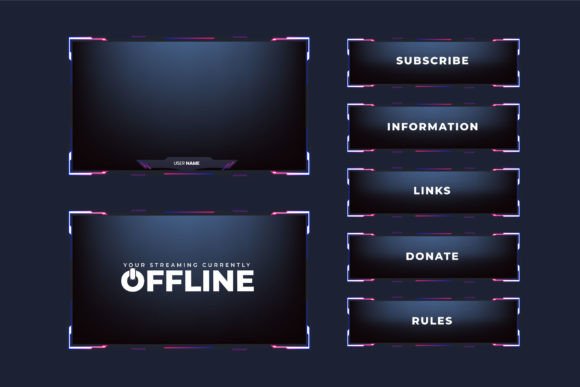 Download Broadcast Screen Panel Template Vector - Screen Collection